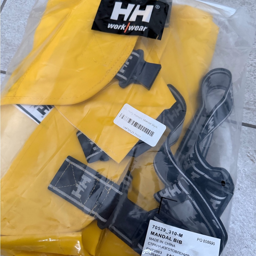 Helly Hansen Bright Yellow Workwear Bib